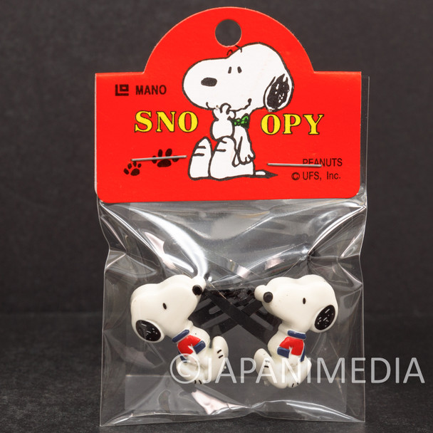 Snoopy Hair Clip Accessory Set #1 PEANUTS Japanimedia Store FRONT