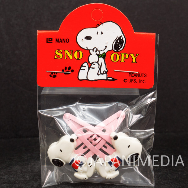 Snoopy Hair Clip Accessory Set #3 PEANUTS Japanimedia Store FRONT