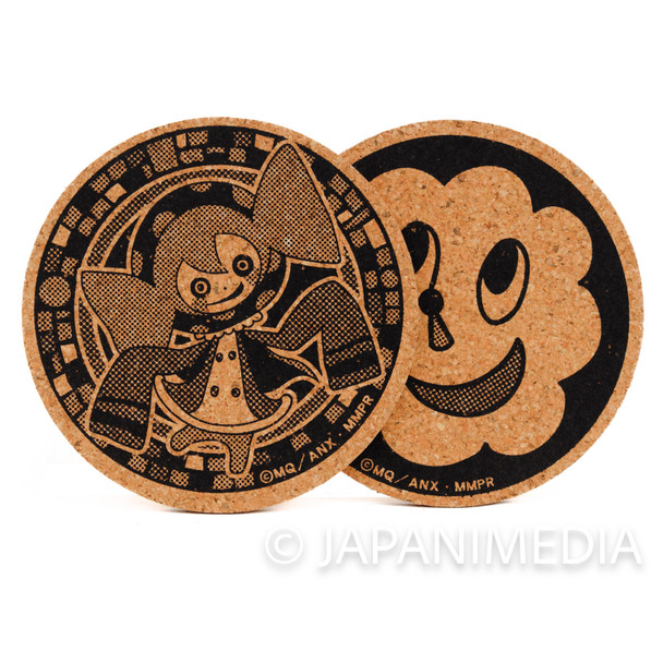 Puella Magi Madoka Magica Bebe (Sweet witch Charlotte) Cork Coaster 2pc Set Japanimedia Store FRONT