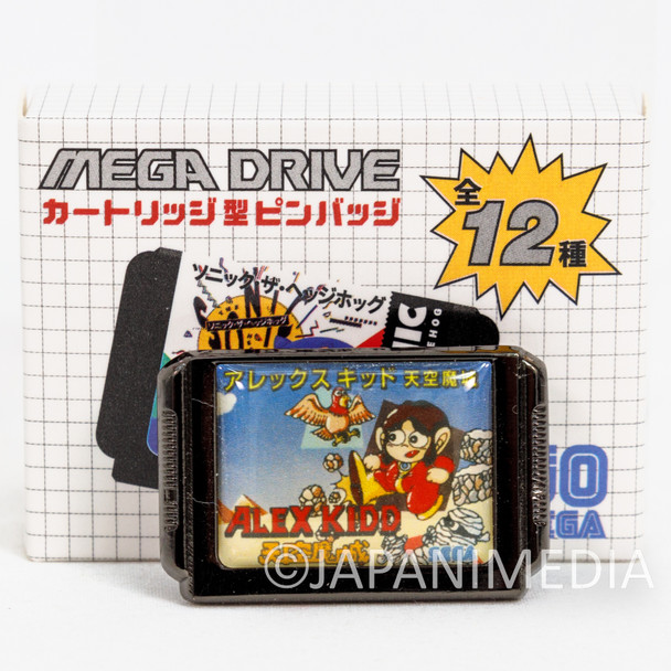 Alex Kidd SEGA Mega Drive Cartridge-type Metal Pins Japanimedia Store FRONT
