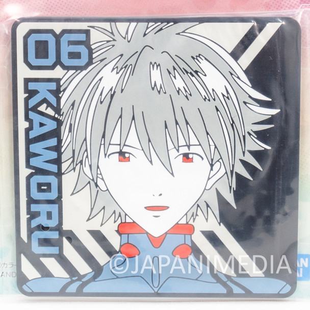 Evangelion Kaworu Nagisa Rubber Coaster BANDAI JAPAN Japanimedia Store FRONT