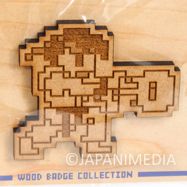 Street Fighter 2 RYU Capcom Pixel Character Wooden Mascot Pins Badge Japanimedia Store FRONT