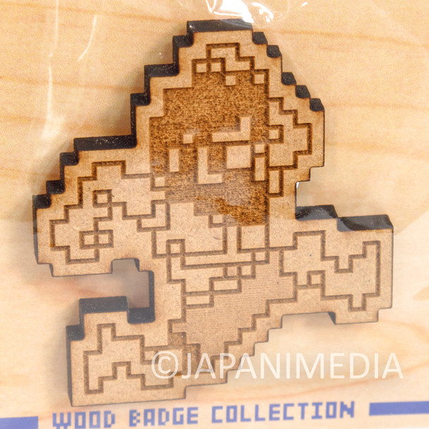 Ghosts'n Goblins Arthur Capcom Pixel Character Wooden Mascot Pins Badge Japanimedia Store FRONT