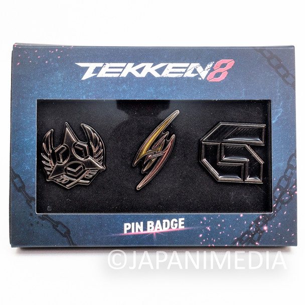 Tekken 8 Metal Pins Set NAMCO Japanimedia Store FRONT