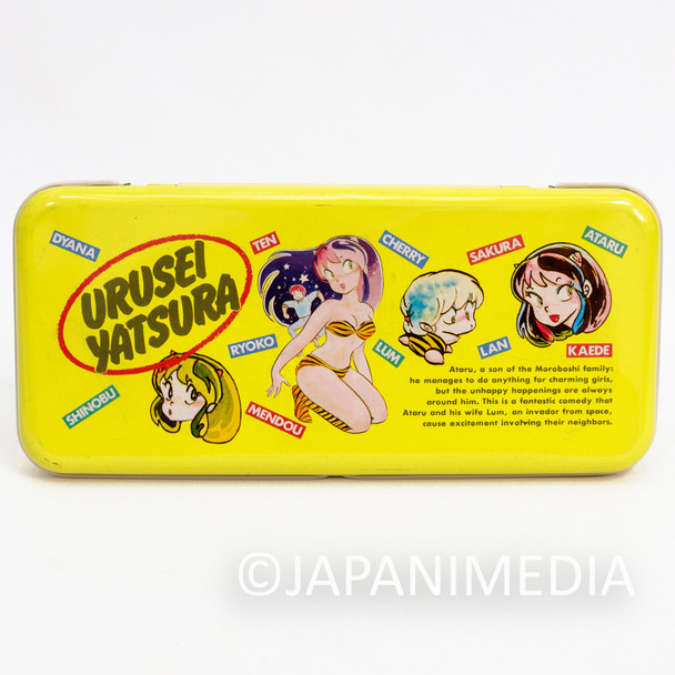 [DENT DAMAGE] Urusei Yatsura Pen Case LUM JAPAN 18 Japanimedia Store FRONT