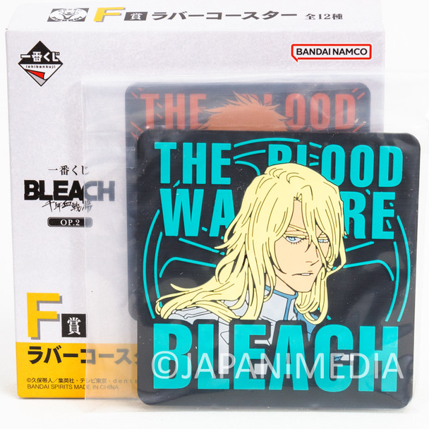 BLEACH Jugram Haschwalth Rubber Coaster BANDAI NAMCO Japanimedia Store FRONT