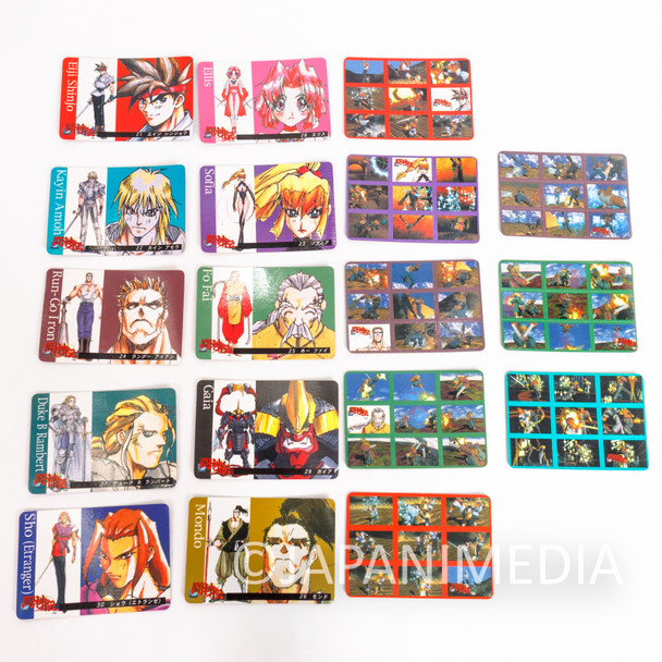 Battle Arena Toshinden Trading Card 15pc Set / TAKARA Playstation Japanimedia Store FRONT