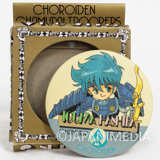 Retro Ronin Warriors Samurai Troopers Rowen of the Strata Touma Hashiba Can Badge Pins MOVIC Japanimedia Store FRONT