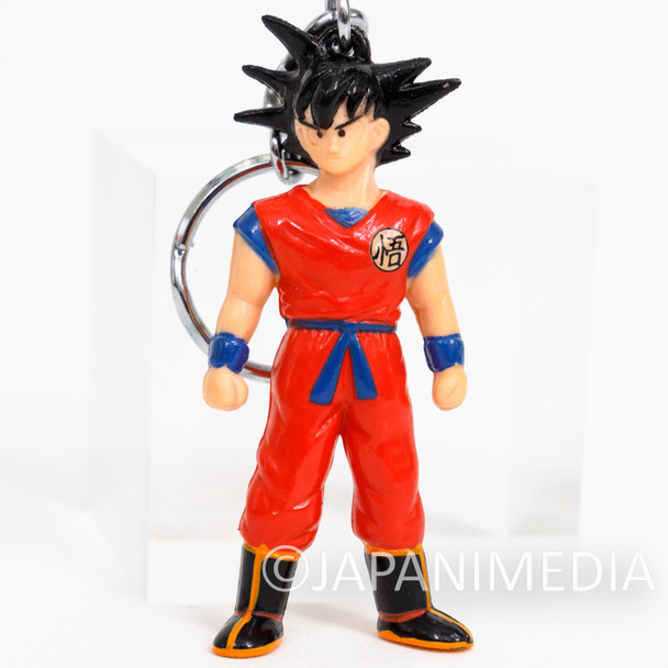 Retro RARE! Dragon Ball Z Son Gokou Youth Figure Keychain JAPAN Japanimedia Store FRONT