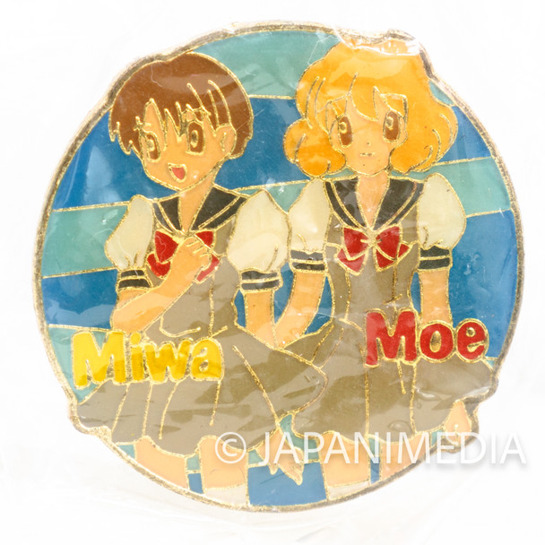 Tokyo Mew Mew Miwa Honjo & Moe Yanagida Metal Pins #1 JAPAN MANGA Japanimedia Store FRONT