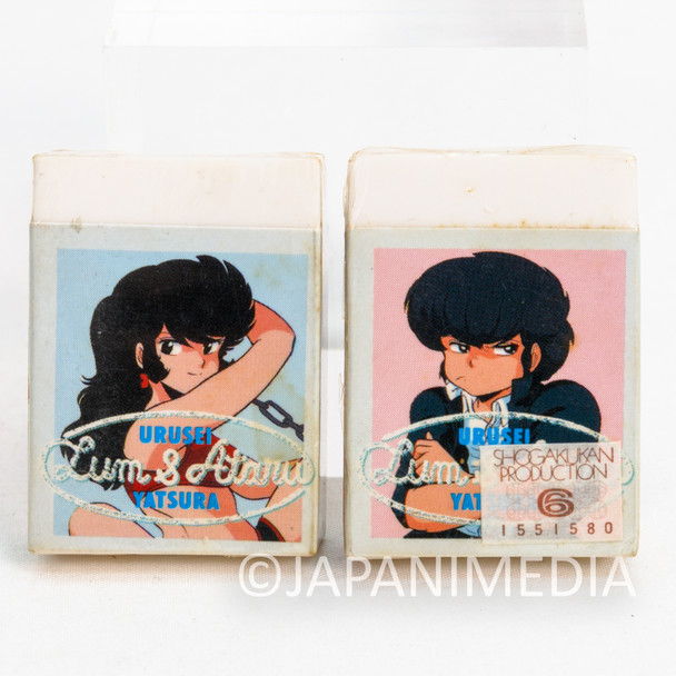 Urusei Yatsura Eraser 2pc Set #3 / Benten Ryunosuke Lum ANIME RUMIKO TAKAHASHI Japanimedia Store FRONT