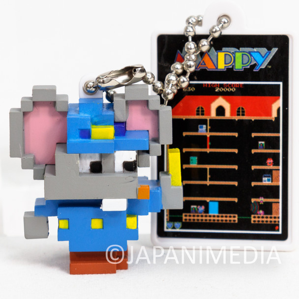 Mappy Dot Character Figure Ballchain w/Plate BANDAI NAMCO Japanimedia Store FRONT