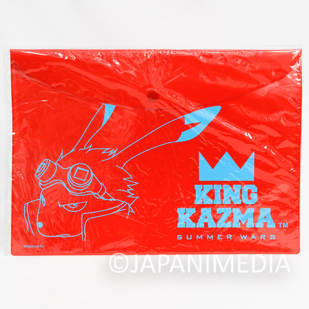Summer Wars King Kazuma Vinyl Document Holder Case Japanimedia Store FRONT