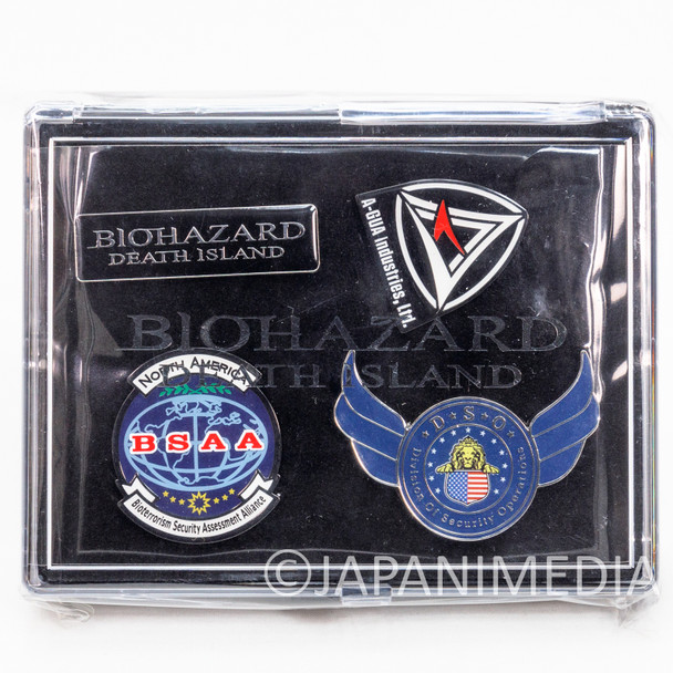 RESIDENT EVIL Biohazard Death Island Metal Pins Set Capcom Japanimedia Store FRONT