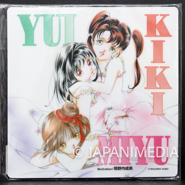 Retro RARE Vampire Princess MIYU YUI KIKI Mouse Pad 6x6inch Japanimedia Store FRONT