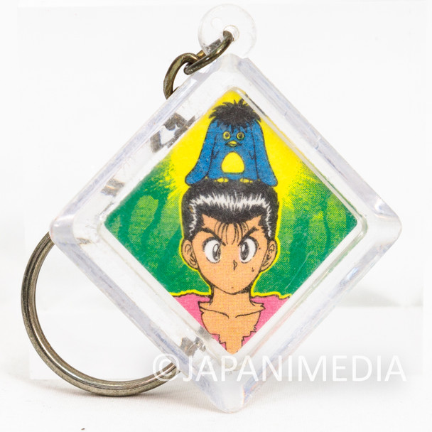 Retro Yu Yu Hakusho Yusuke Urameshi Acrylic Mascot Keychain Japanimedia Store FRONT