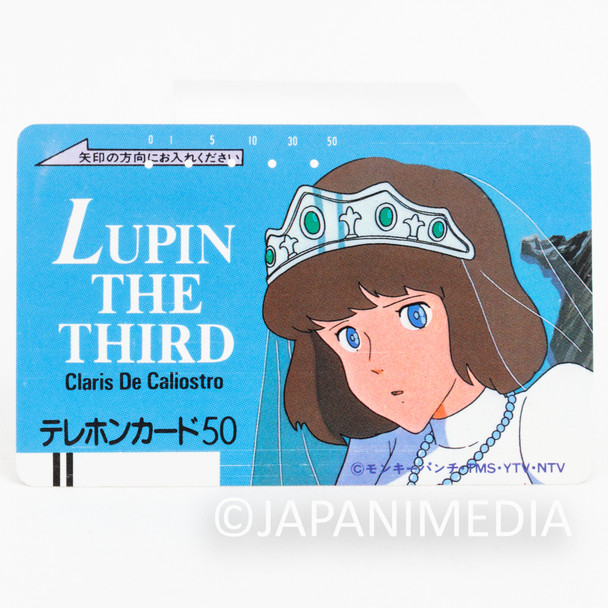 Lupin the Third (3rd) Castle of Cagliostro Clarisse Telephone Card JAPAN ANIME Japanimedia Store FRONT