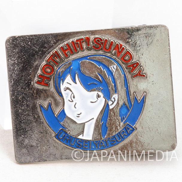 Retro RARE! Urusei Yatsura LUM Belt Buckle SHOGAKUKAN JAPAN Japanimedia Store FRONT