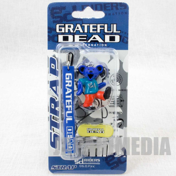 Grateful Dead Bear Mascot Figure Mobile Strap GD Riders No Hibernation JAPAN