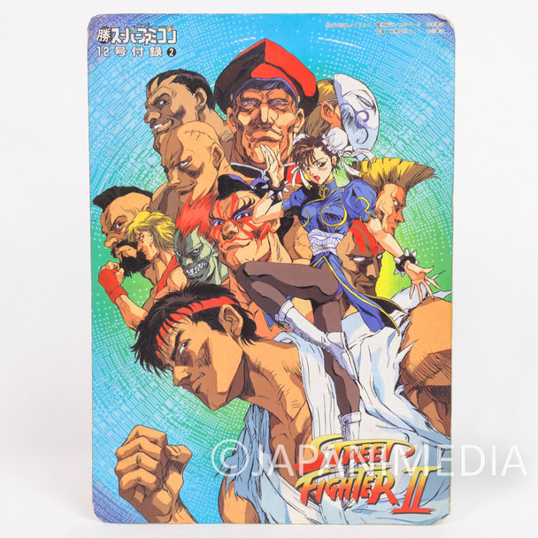 Street Fighter 2 Marukatsu Paper Pencil Board Pad Shitajiki Capcom Japanimedia Store FRONT