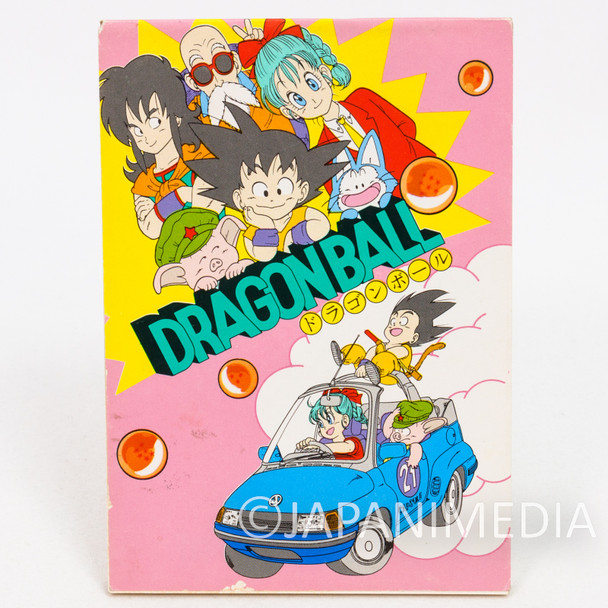 Retro Rare! Dragon Ball Memo Pad Gokou Bulma Yamcha JAPAN ANIME Japanimedia Store FRONT