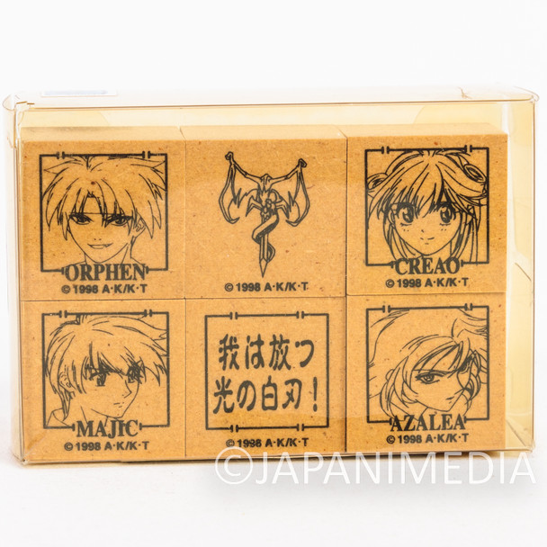 Retro RARE! Sorcerous Stabber Orphen Stamp Set Movic Japanimedia Store FRONT