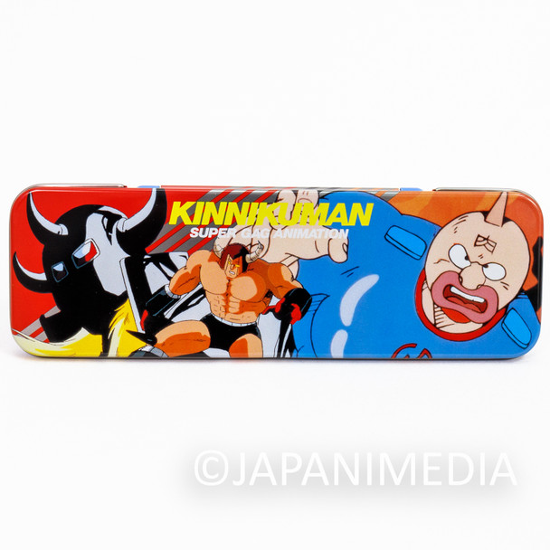 Retro RARE! Kinnikuman Can Pen Case Ultimate Muscle JAPAN ANIME MANGA 3 Japanimedia Store FRONT