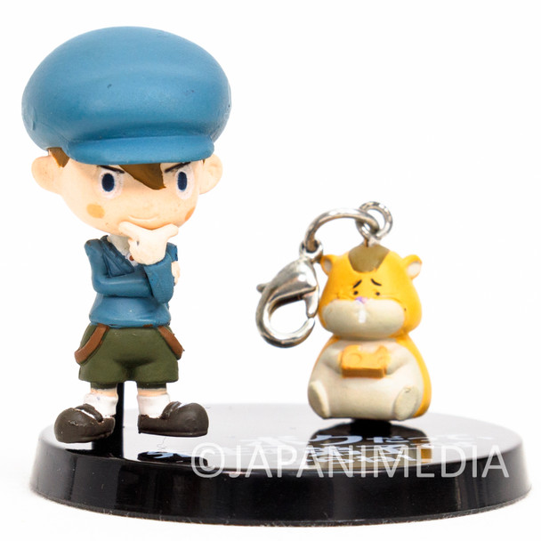 Professor Layton Luke & Hamster Small Figure Nintendo DS GAME JAPAN Japanimedia Store FRONT