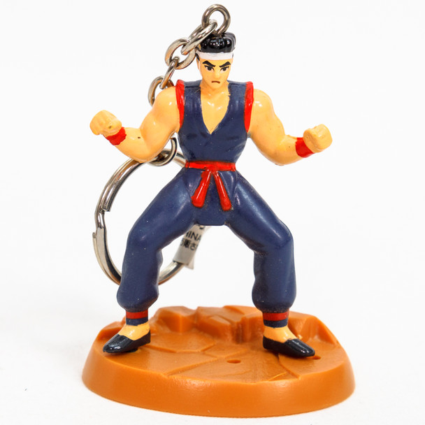 Retro RARE! Virtua Fighter Akira Yuki Figure Keychain SEGA JAPAN GAME Japanimedia Store FRONT