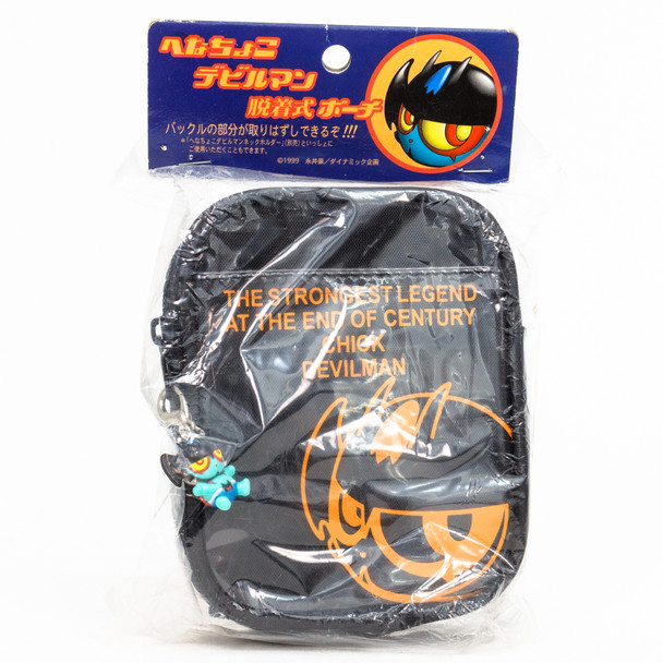Retro RARE! Devilman Pouch w/Mini Figure Go Nagai Banpresto JAPAN Japanimedia Store FRONT