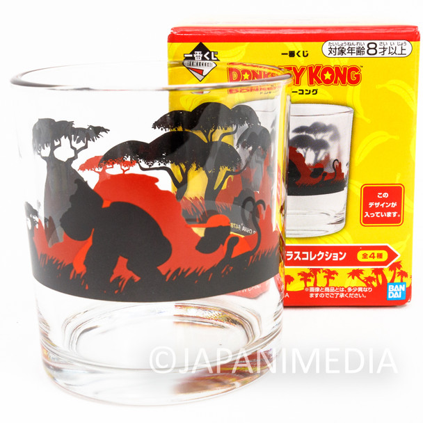 Donkey Kong Silhouette Glass Collection #1 BANDAI NINTENDO Japanimedia Store FRONT
