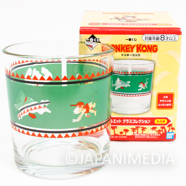 Donkey Kong Silhouette Glass Collection #2 BANDAI NINTENDO Japanimedia Store FRONT