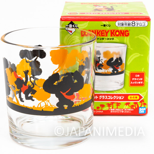 Donkey Kong Silhouette Glass Collection #3 BANDAI NINTENDO Japanimedia Store FRONT