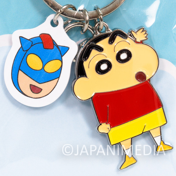 Crayon Shin-chan Metal Charm Keychain #1 JAPAN ANIME Japanimedia Store FRONT