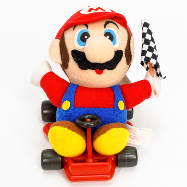 Retro Super Mario Kart Plush Doll BANPRESTO JAPAN GAME Nintendo Famicom SNES Japanimedia Store FRONT