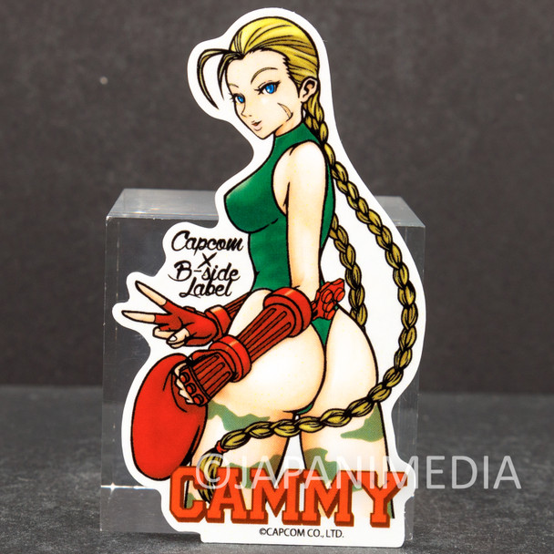 Street Fighter II Cammy Sticker #1 B-Side Label x Capcom Japanimedia Store FRONT