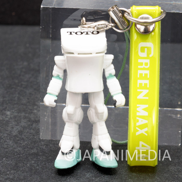 RARE! TOTO Green Max 4.8 Toilet bowl Light Green Mascot Figure Strap JAPAN ANIME Japanimedia Store FRONT