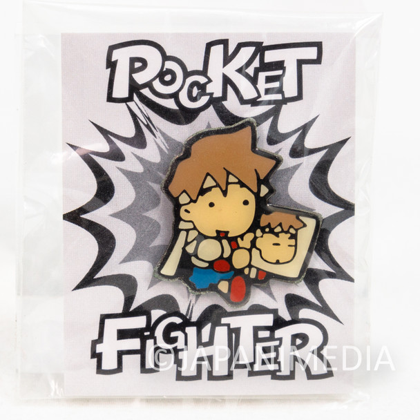 Pocket Fighter Metal Pins Sakura GAME CAPCOM STREET Japanimedia Store FRONT
