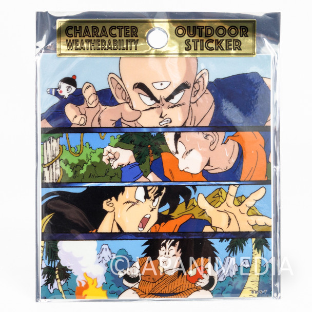 Dragon Ball Z Outdoor Sticker Tenshinhan Krillin Yamcha Yajirobe Small Planet Japanimedia Store FRONT