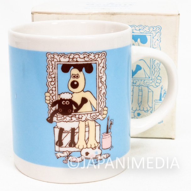 Wallace & Gromit MUG Sumitomo Life Novelty JAPAN Ardman ANIME 4 Japanimedia Store FRONT