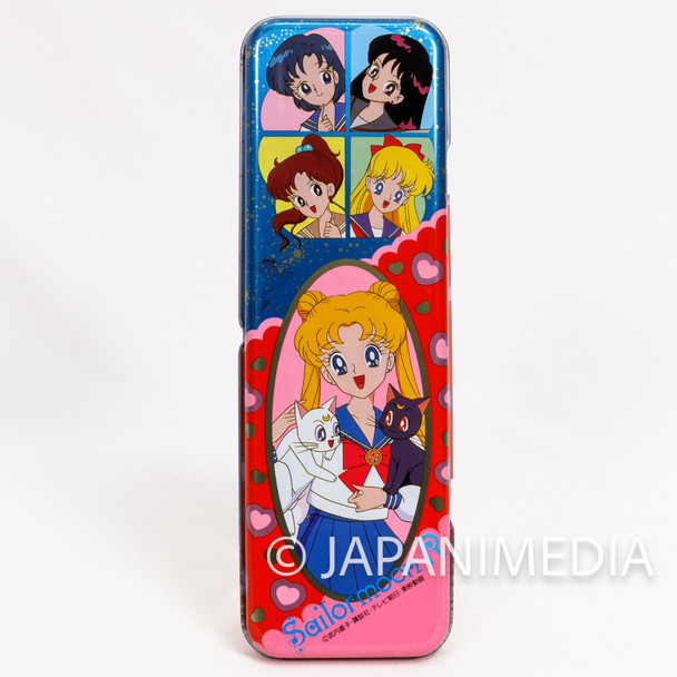 Retro RARE! Sailor Moon Can Pen Case Mercury Mars Jupiter Venus SEIKA NOTE 2 Japanimedia Store FRONT