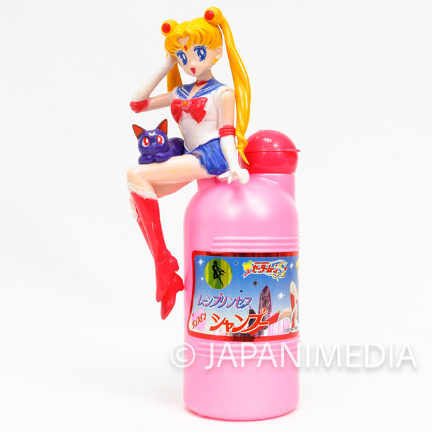 Retro RARE! Sailor Moon Sailor Moon (Usagi Tsukino) Shampoo Bottle Figure JAPAN ANIME MANGA Japanimedia Store FRONT