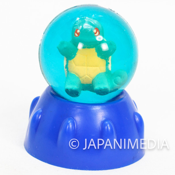 Retro RARE! Pokemon Squirtle Zenigame Bouncy Ball w/Stand TOMY JAPAN GAME Japanimedia Store FRONT
