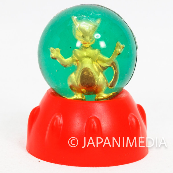 Retro RARE! Pokemon Mewtwo Bouncy Ball w/Stand TOMY JAPAN GAME Japanimedia Store FRONT