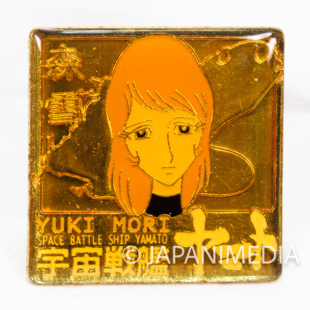 Space Battleship YAMATO Yuki Mori Metal Pins Furuta Japanimedia Store FRONT