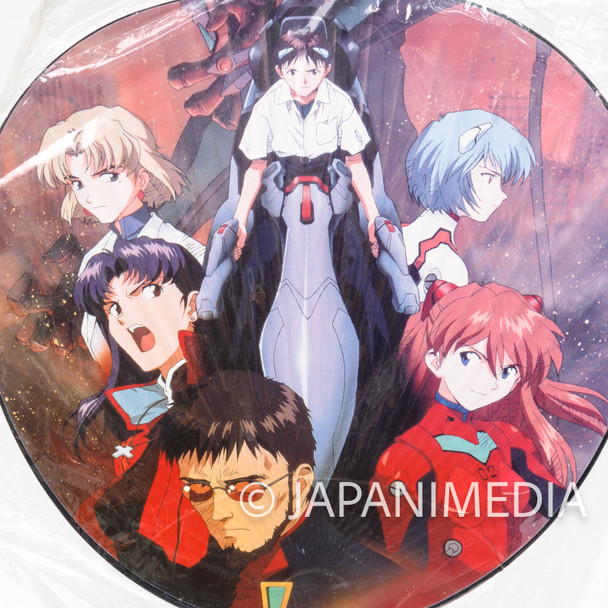 Evangelion Shinji Ayanami Asuka Large Size Uchiwa Paper Round Fan Japanimedia Store FRONT