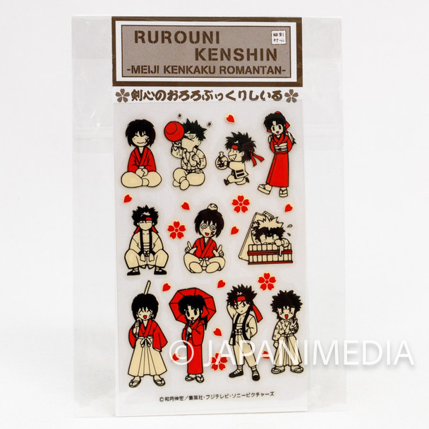 Rurouni Kenshin Sticker Sheet / Himura Kaoru Sanosuke Yahiko Japanimedia Store FRONT