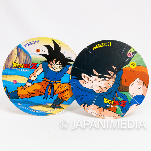 Dragon Ball Z Round Menko Cards Son Gokou Set | Japanimedia Store Front