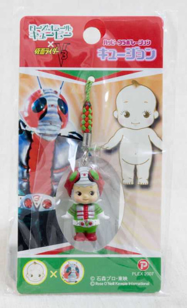 Kamen Rider V3 Rose O'neill Kewpie Kewsion Figure Strap JAPAN ANIME