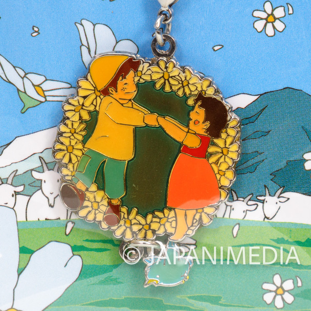 Retro Heidi & Peter Metal Charm Strap | Girl of the Alps Monocom | Japanimedia Store
2